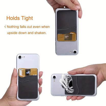 Silicone Phone Card Holder Wallet Case