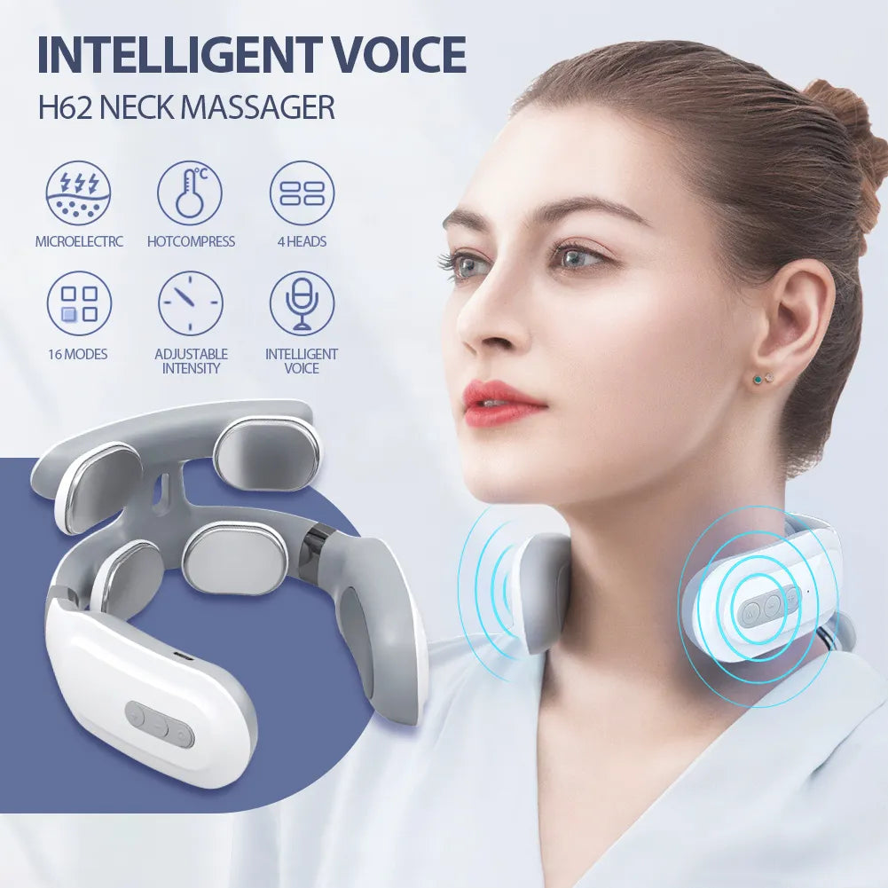 4-Head Cervical Neck Massager