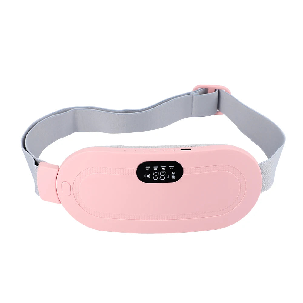 Electric Period Cramp Massager Vibrating Heating Belt