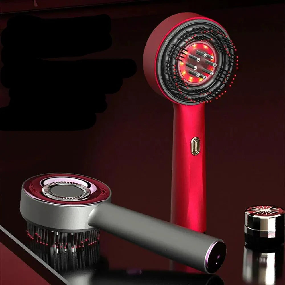 Red light comb massager + 30ml oil for hair growth