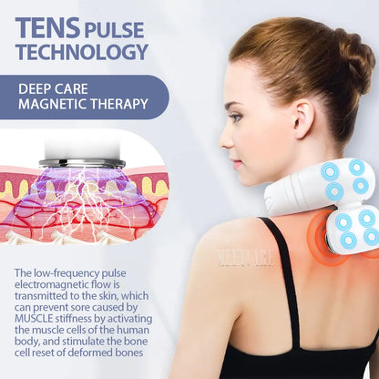 4-Head Cervical Neck Massager