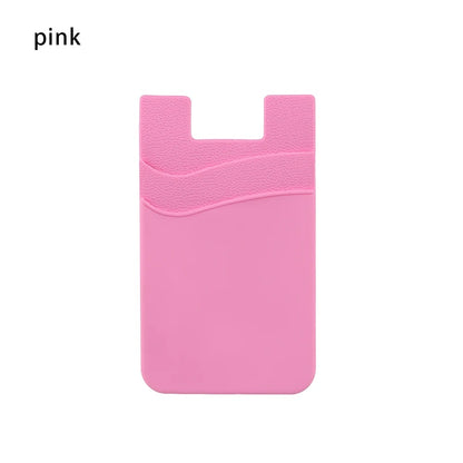 Silicone Phone Card Holder Wallet Case