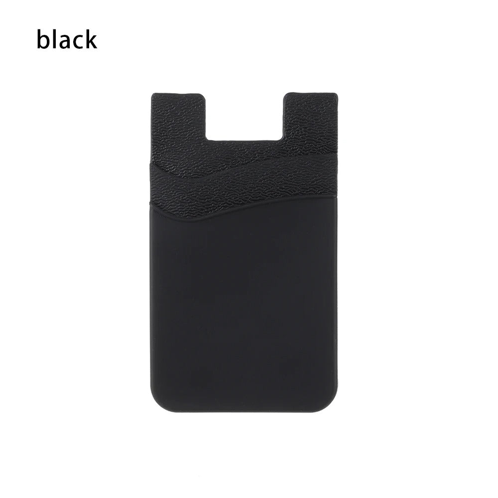 Silicone Phone Card Holder Wallet Case